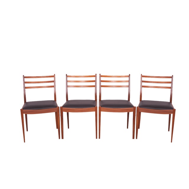 Vintage Teak Dining Chairs by Victor Wilkins for G-Plan, 1960s, Set of 4 For Sale