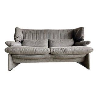 Vintage Sofa by Vico Magistretti for Cassina, 1980s For Sale