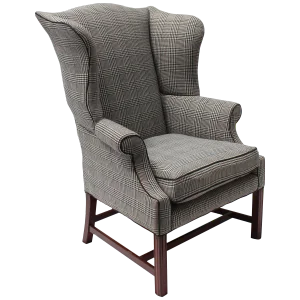 Large Chippendale Wingback Chair