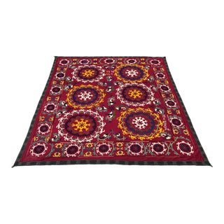 1970s Handmade Tablecloth Wall Art For Sale