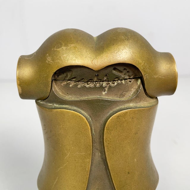 Spanish Bronze Marzotto Torso Sculpture by Miguel Berrocal, 1986 For Sale - Image 9 of 18