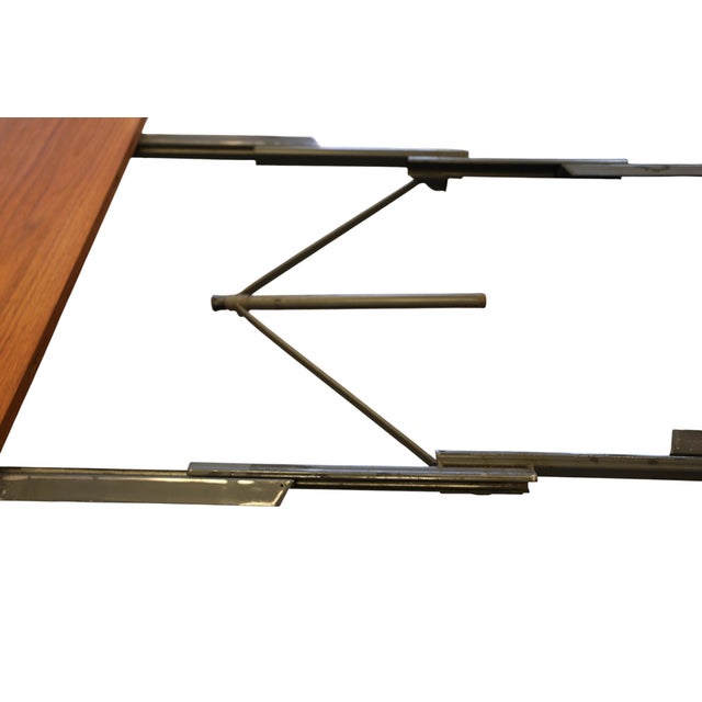 Wood Round Teak Dining Table with Two Extension Leaves from Svend Aage Madsen, 1960s For Sale - Image 7 of 18