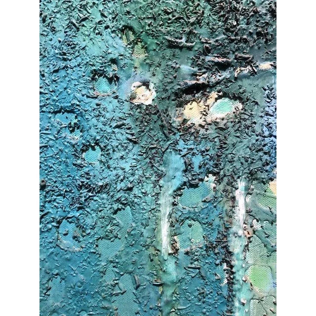 1960s 1965 Victor Candell Mixed Media Painting For Sale - Image 5 of 9