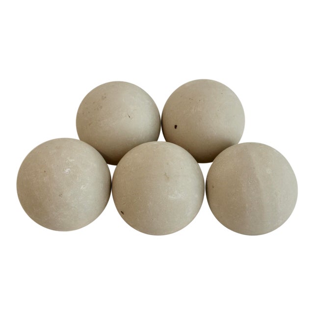 Chattahoochee Limestone River Balls Set of 5 Chairish