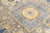 Modern Khotan Style Handmade Wool Rug - Slate Grey & Ochre Geometric Design For Sale - Image 9 of 10