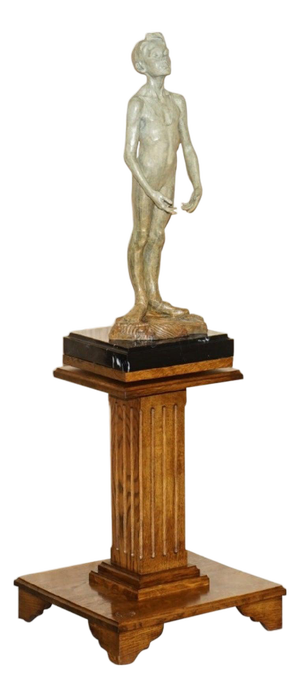 Richard Macdonald, First Position, Bronze and Marble