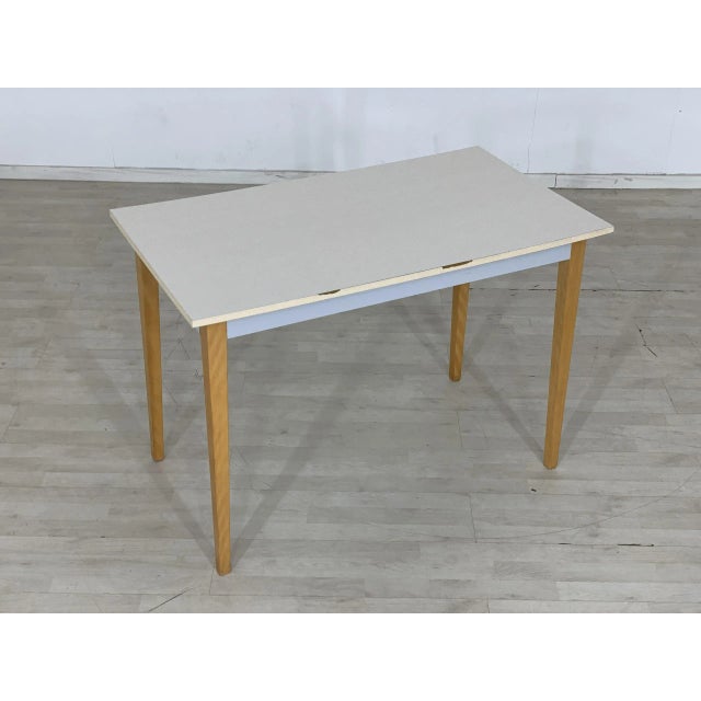 Mid-Century Kitchen Table in Veneer For Sale - Image 6 of 6