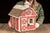 Handcrafted architectural barn salesman sample or educational framing model constructed from painted wood with removable...