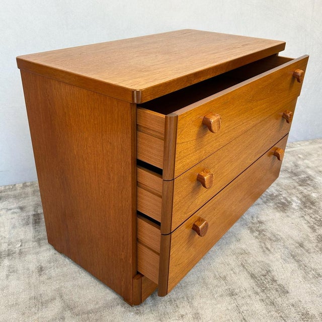 Wood Vintage Teak Chest of Drawers from Stag, 1970s For Sale - Image 7 of 12