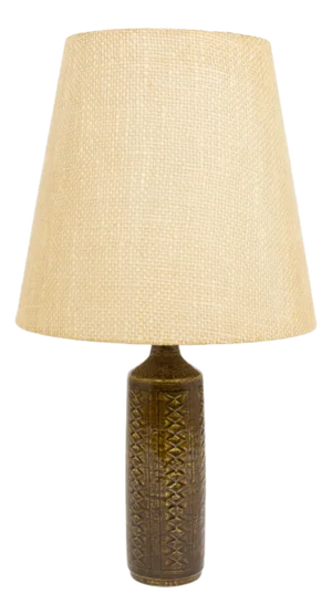 Chestnut Brown Dl/27 Table Lamp by Linnemann-Schmidt for Palshus, 1960s
