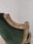 Mid 20th Century Mid 20th Century Vintage Green Velvet Chair For Sale - Image 5 of 8