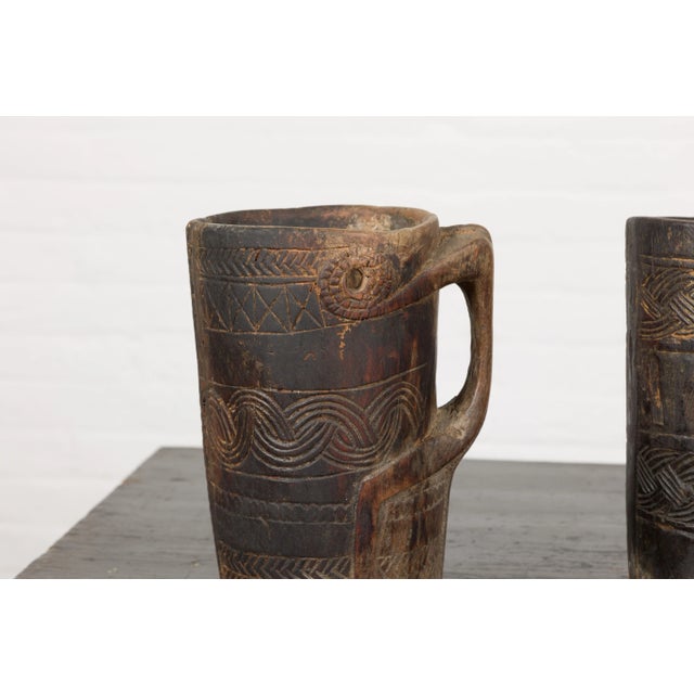 Brown 19th Century Antique Indian Cups, Each For Sale - Image 8 of 12