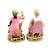 Porcelain Model 314 Reading Gentleman and Tatting Lady from Derby, Set of 2 For Sale - Image 4 of 18