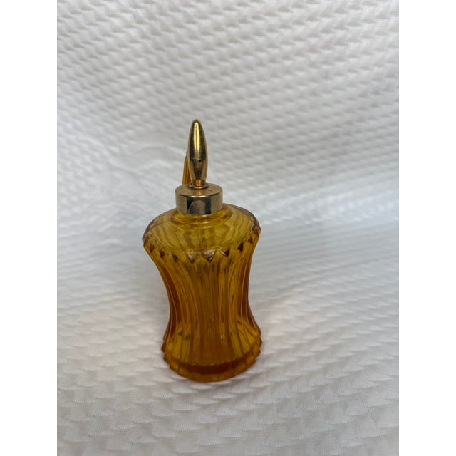 1930s 1930s Depression Glass Beautiful Grooves on Glass Perfume Decanter For Sale - Image 5 of 6