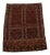 1900s Vintage Turkmen Tribal Prayer Rug 5'3'' X 3'11'' For Sale