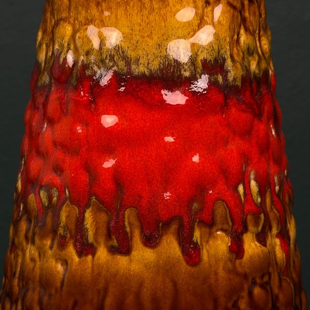 Vintage Lava Ceramic Vase by Kil Liboje, Yugoslavia, 1960s For Sale - Image 11 of 15