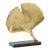 Wildwood Ginkgo Sculpture - Gold For Sale