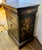 Late 20th Century Chinoiserie Hand Painted Black Lacquered Small Chest For Sale - Image 5 of 6