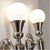White Mid 20th Century Art Deco Sconces Metal and Glass Wall Lights - Pair For Sale - Image 8 of 9