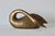 Metal 1970s Stylized Brass Swan Sculpture Patina Mid Century Hollywood Regency For Sale - Image 7 of 10
