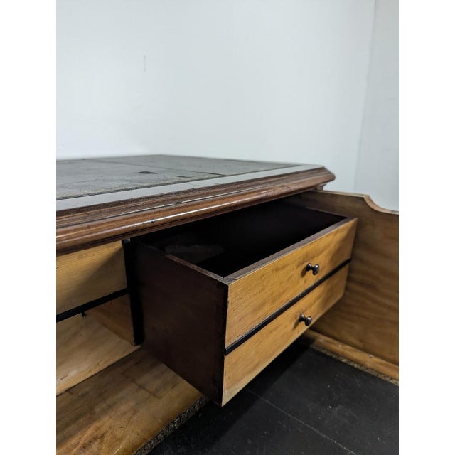 English Mahogany Secretary Desk For Sale - Image 12 of 14
