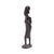 Wood Carved Kenyan Ebony Village Figures, Set of Six, 1950-70 For Sale - Image 7 of 15