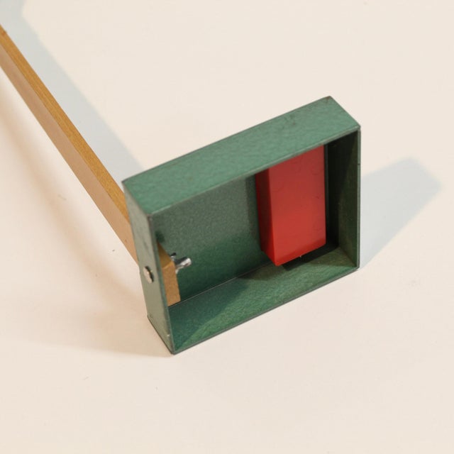 Vintage Pin-It Skirt Marker - Mid-Century Orco Wood & Metal Dressmaker Hemming Tool For Sale - Image 4 of 4