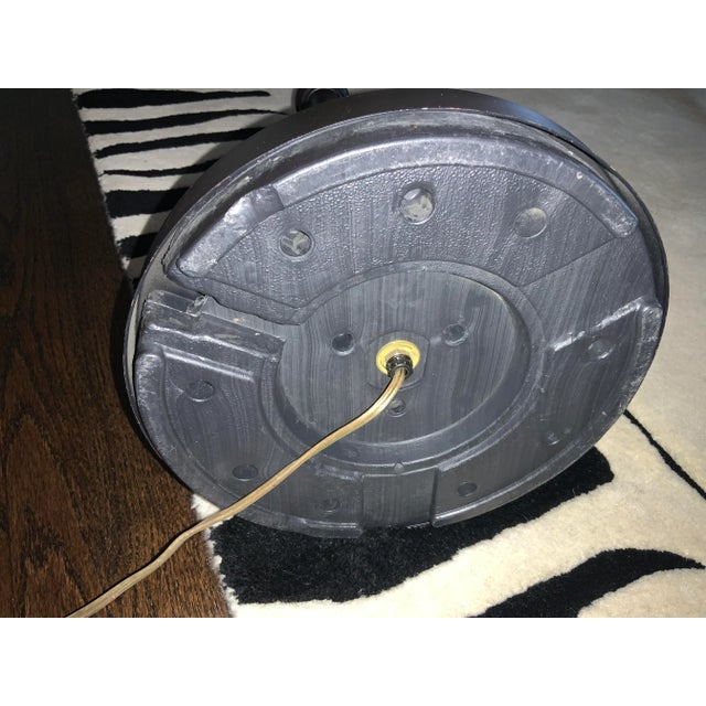 1980s Hollywood Regency Painted Metal Faux Bamboo Floor Lamps - A Pair For Sale - Image 12 of 13