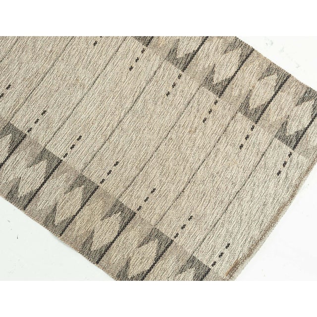 Doris Leslie Blau Vintage Swedish Double Sided Runner For Sale - Image 4 of 6