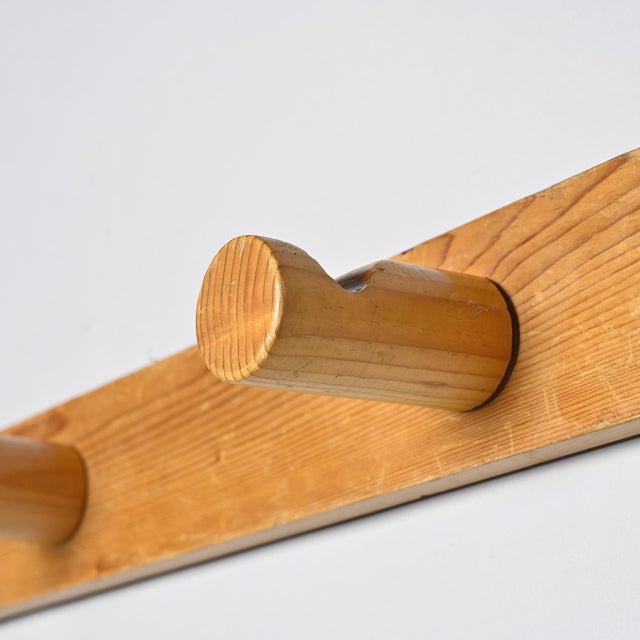 Vintage French Coat Racks by Charlotte Perriand, 1970s, Set of 2 For Sale - Image 9 of 10