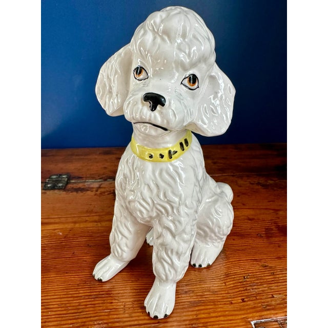 Mid-Century Modern Vintage Japanese Poodle Figurine For Sale - Image 3 of 12
