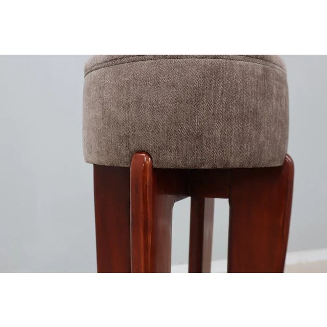 Set of Mid-Century High Stools attributed to Melchiorre Bega, 1950s For Sale - Image 6 of 11