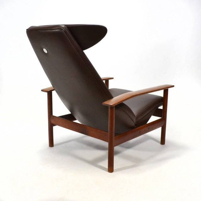Wood Sven Ivar Dysthe Reclining Lounge Chair For Sale - Image 7 of 10