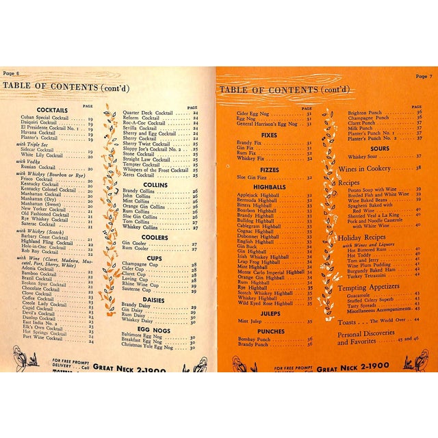 "Bottoms Up... Guide to Pleasant Drinking" 1949 For Sale - Image 4 of 12