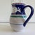 Blue Vintage Coastal Casa Fina Hand Painted Fish Pitcher For Sale - Image 8 of 10