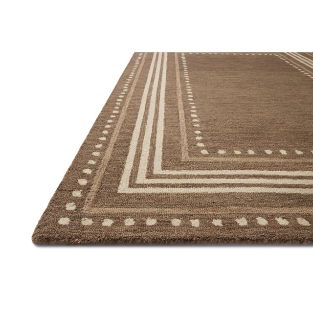 Contemporary Chris Loves Julia x Loloi Alfie Bark / Natural 7'-9" x 9'-9" Area Rug For Sale - Image 3 of 6