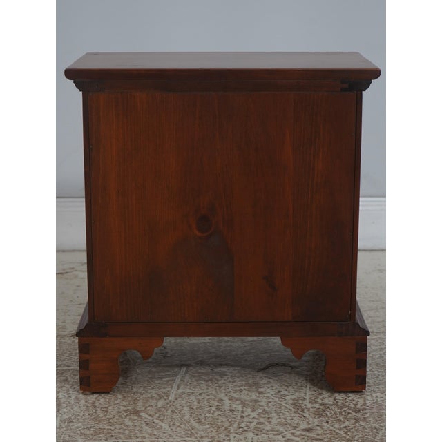 Vintage Country Pine 7 Drawer Chest Nightstand For Sale - Image 16 of 16