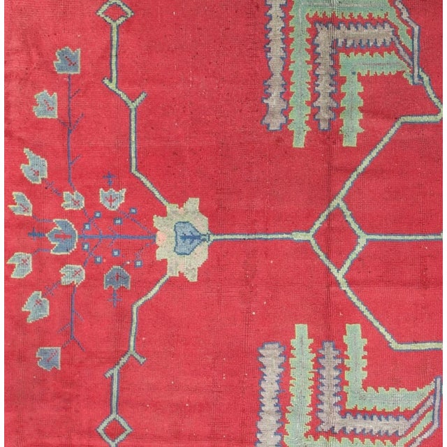 Late 19th Century Antique Donegal Rug 11'9" X 15'0" For Sale - Image 5 of 6