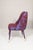 Purple Figueroa Dining Chair in Damasks & Lampas Fabric from Insidherland For Sale - Image 8 of 15