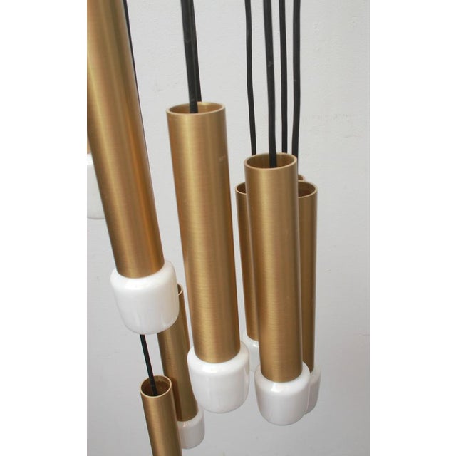 Metal Vintage Cascades Lamp, 1975 For Sale - Image 7 of 16