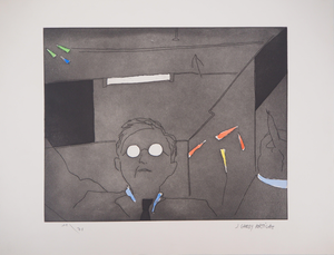 Joan Gardy-Artigas, Le peintre aveugle, Etching