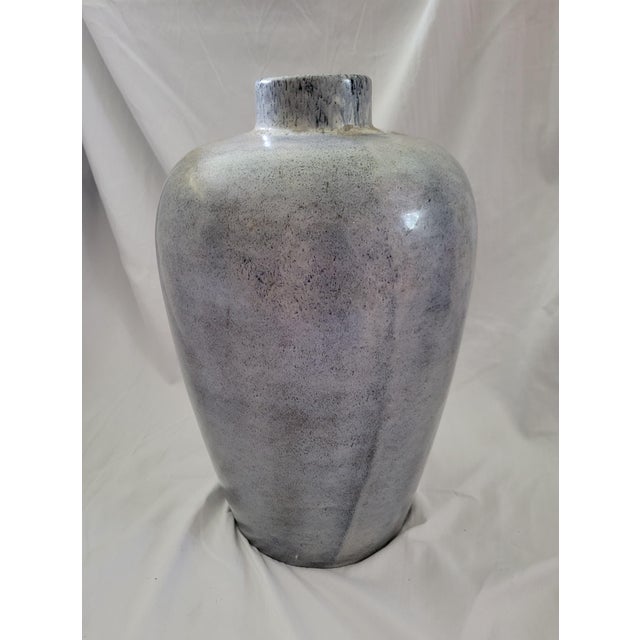 Mid-Century Modern 1940s Swedish Modern Einor Luterkort for Upsala Ekeby Vase For Sale - Image 3 of 10