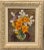 Maya Kopitzeva, Bouquet of Orange Flowers, 1981, Oil Painting, Framed For Sale