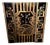 Art Deco 4-Panel Black Lacquer & Gilt Screen, Attributed to Paul Fehér, 20th C. For Sale