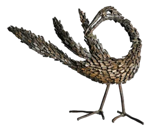 Salvino Marsura, Brutalist Sculpture Bird, 1970s, Iron