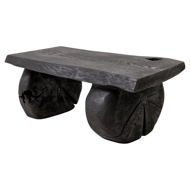 Sculptural Hardwood Stool by Logniture For Sale - Image 18 of 18