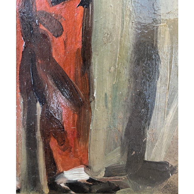 Albert Chavaz, Officer in Costume, Oil on Cardboard, Framed For Sale - Image 5 of 11