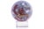 Jasper Gray Red Stone Sphere W/Stand For Sale - Image 4 of 4