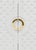 2020s Matthew Izzo Home Poppy White Lacquer Two Door Cabinet With Lattice Design and Brass Door Pulls For Sale - Image 5 of 5