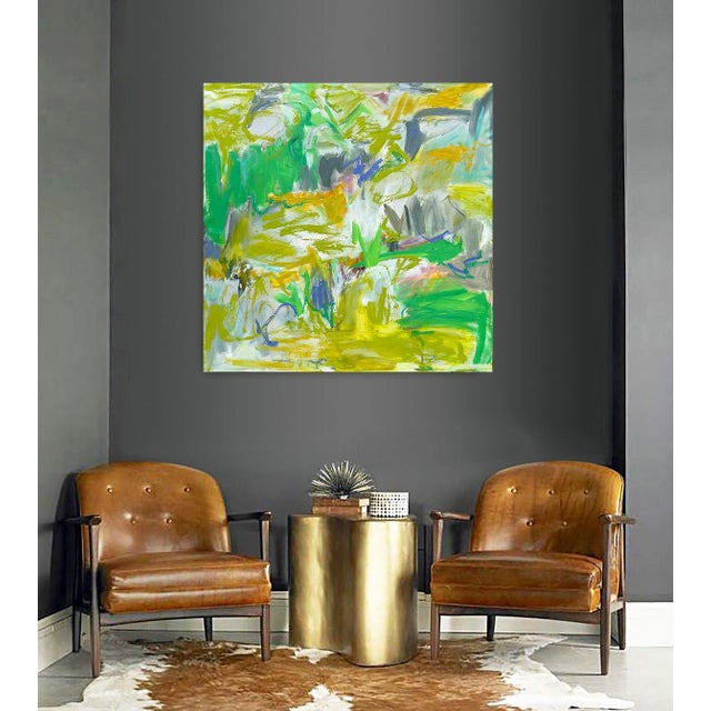 2020s Green Current — 36x36 For Sale - Image 5 of 5